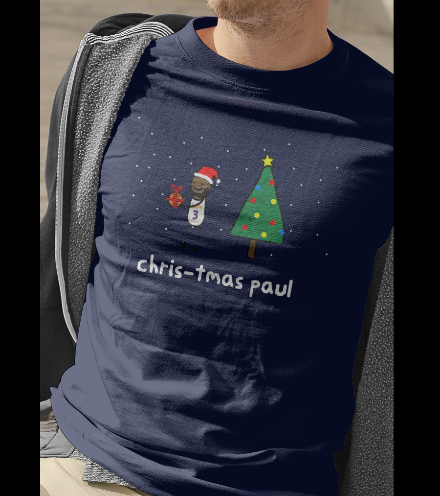 Chris-tmas Paul Holiday Merch NBA Paint Swea T-Shirt