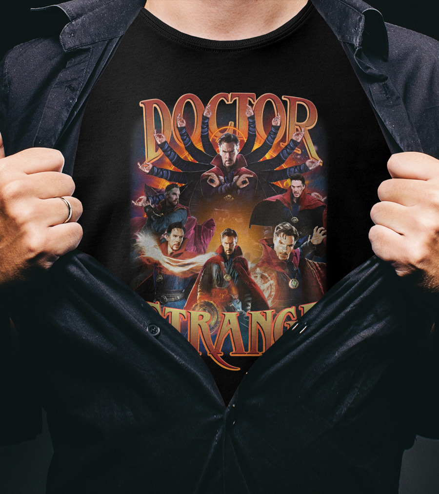 Doctor Strange Multiverse Collage T-Shirt