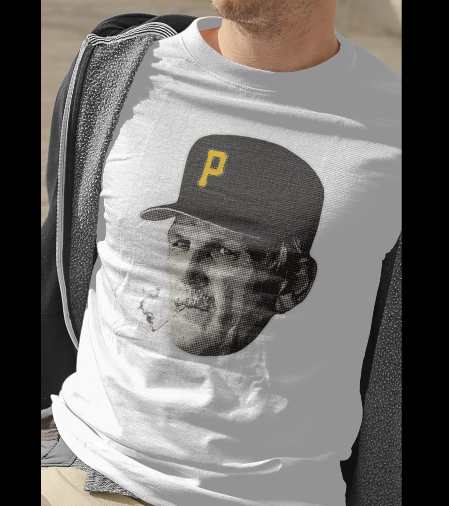 Jimmy Leyland Smoking Pittsburgh Baseball Hat With Cigarette T-Shirt