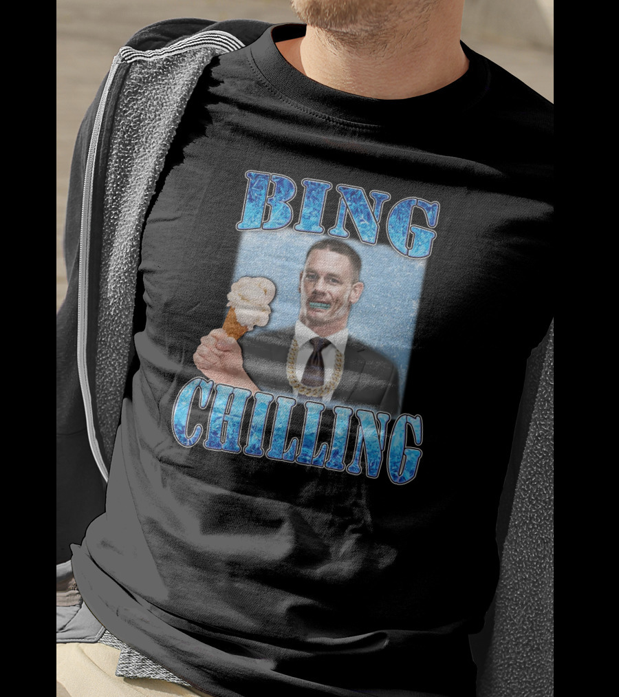 Hard Merch Bing Chilling Ice Cream Suit John Cena T-Shirt
