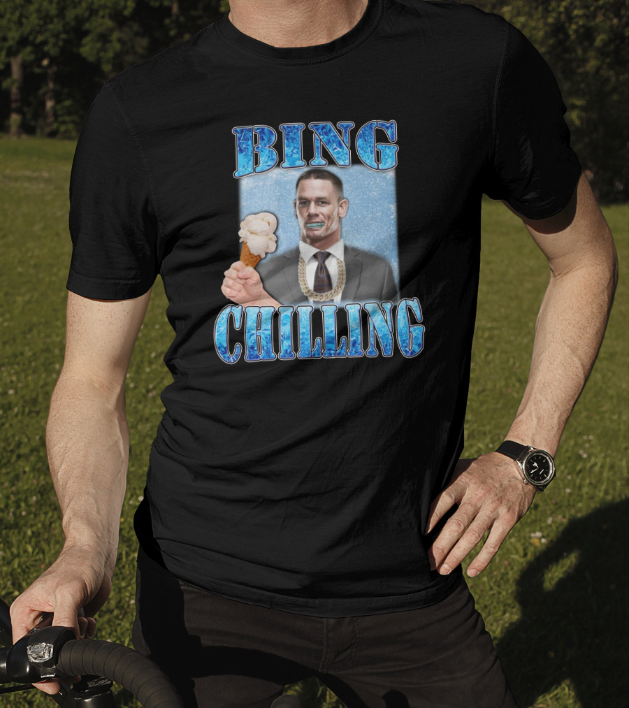 Hard Merch Bing Chilling Ice Cream Suit John Cena T-Shirt