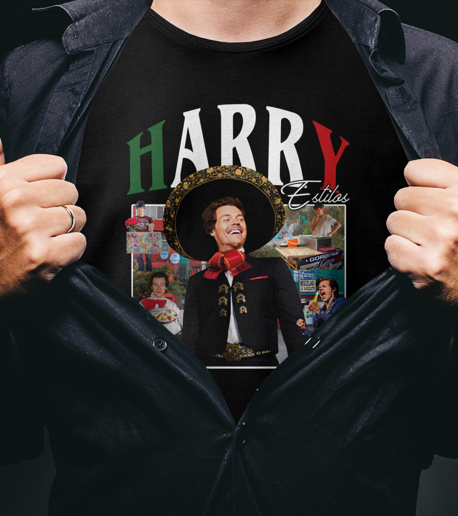Regal Linea Continua Harry Estilos Mariachi And Street Food Imagery Anthonypham T-Shirt