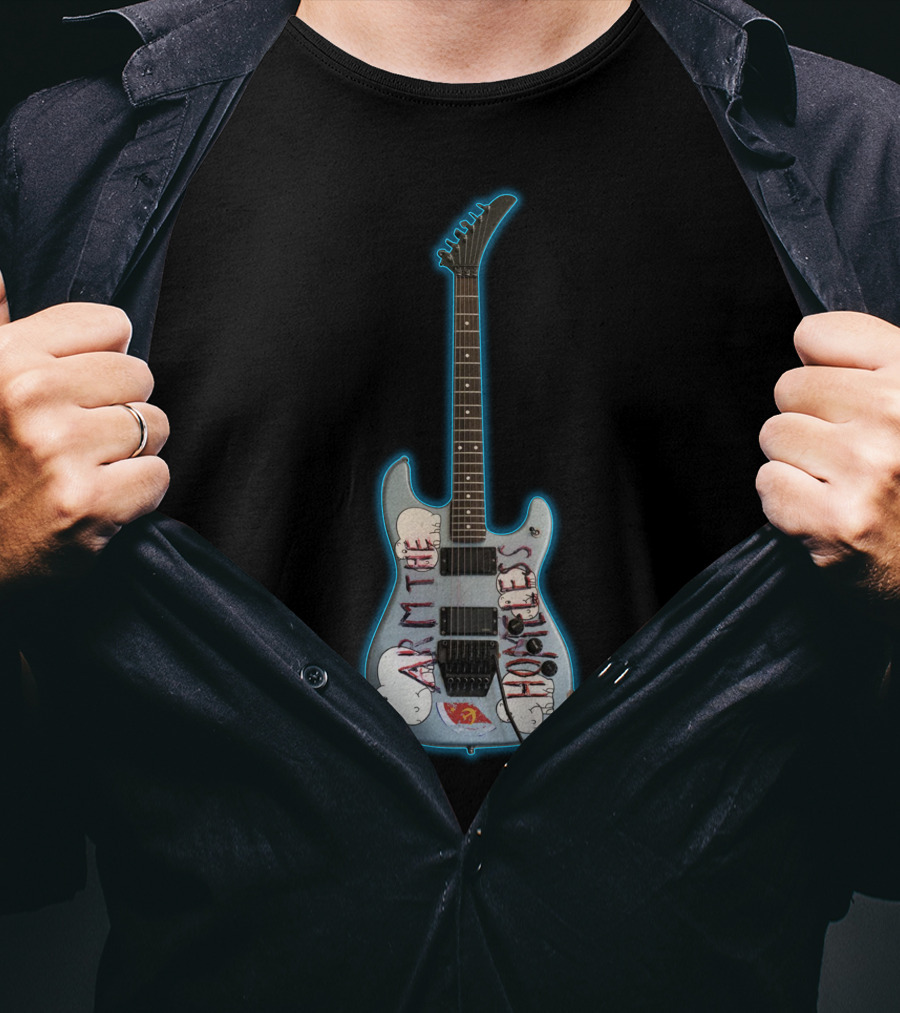 Arm The Homeless Electric Guitar T-Shirt