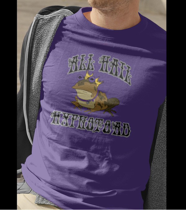 All Hail Hypnotoad Purple Crowned T-Shirt