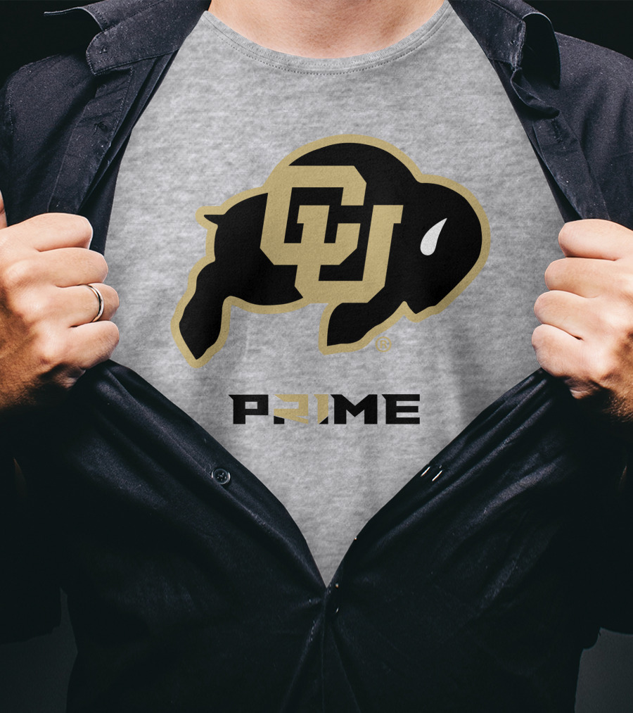 47 Brand Mvp Super Rival Ralphie CU Buffs Prime Coach Prime T-Shirt