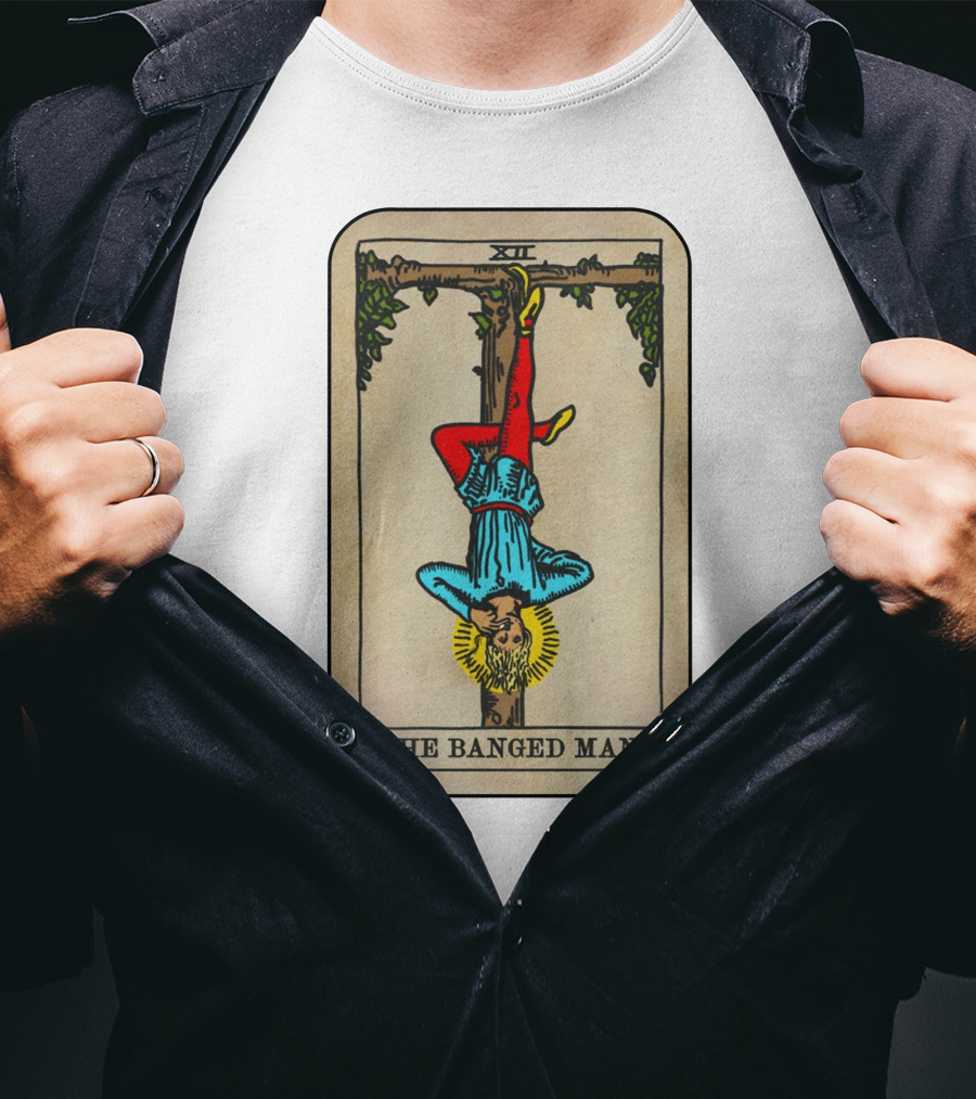 The Banged Man Tarot XII Hanged Style Concept T-Shirt