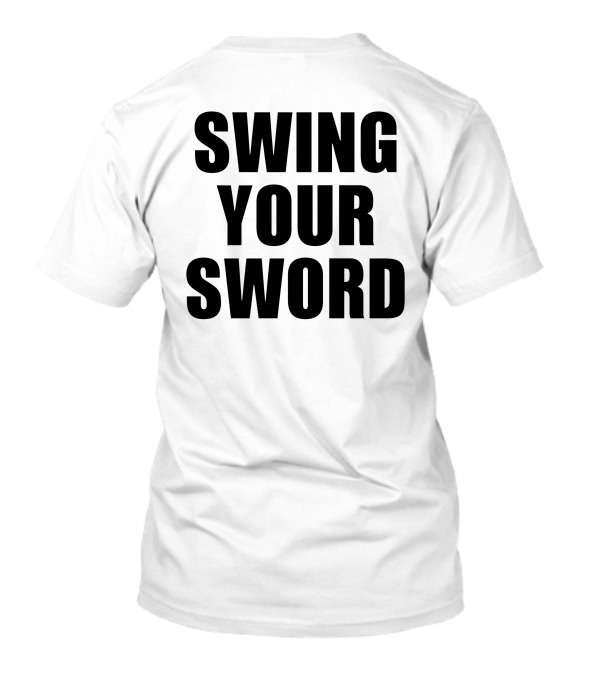 Eliah Drinkwitz Mike Leach Swing Your Sword Coach Recognition T-Shirt