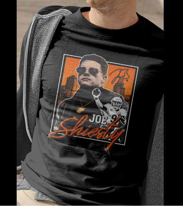 Joe Shiesty 9 Signature Urban Skyline Football T-Shirt
