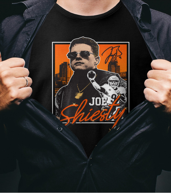 Joe Shiesty 9 Signature Urban Skyline Football T-Shirt