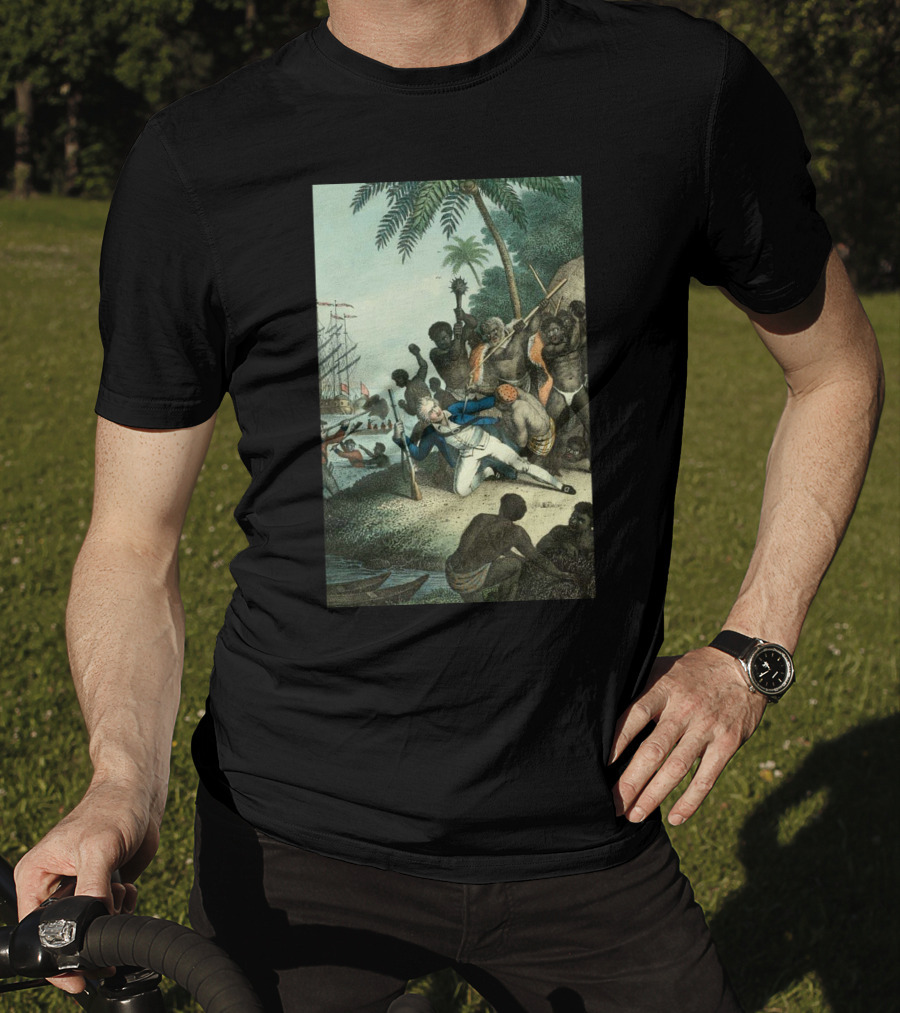 Hawaiians Killed Captain Cook Historic Encounter T-Shirt