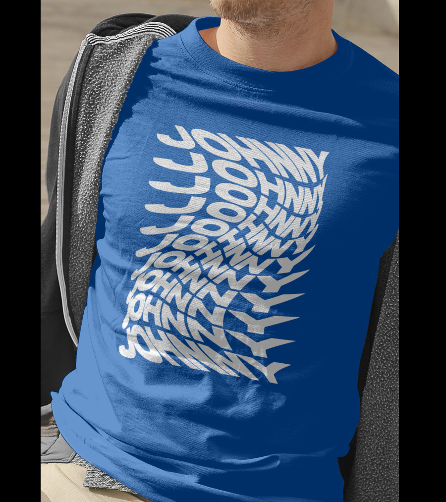 Johnny Orlando Johnny Optical Illusion Text T-Shirt