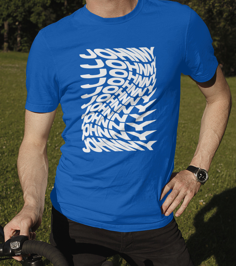 Johnny Orlando Johnny Optical Illusion Text T-Shirt