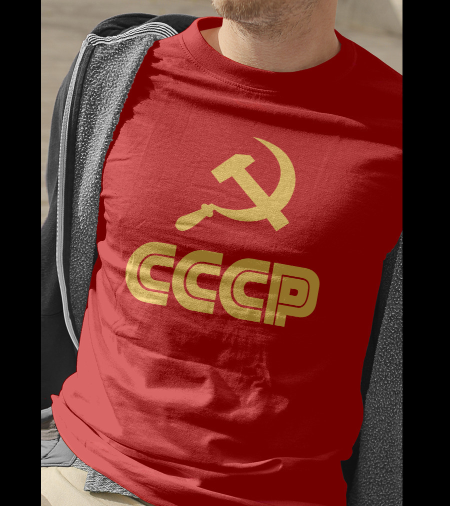 Schotthappens CCCP Soviet Hammer And Sickle Red T-Shirt