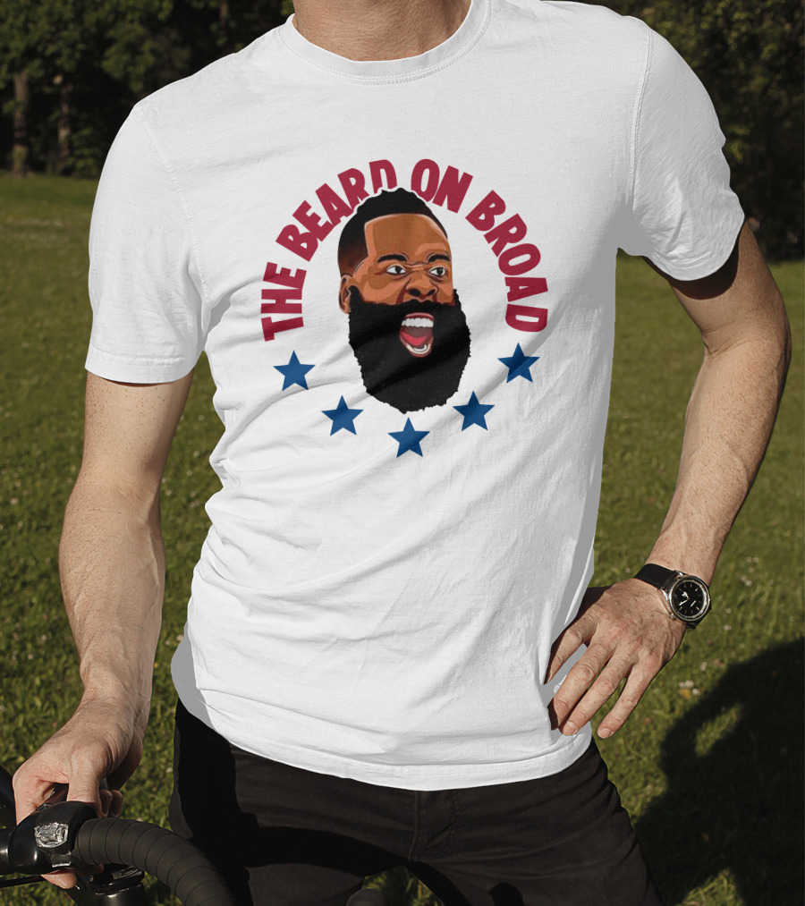 The Beard On Broad Stars James Harden T-Shirt