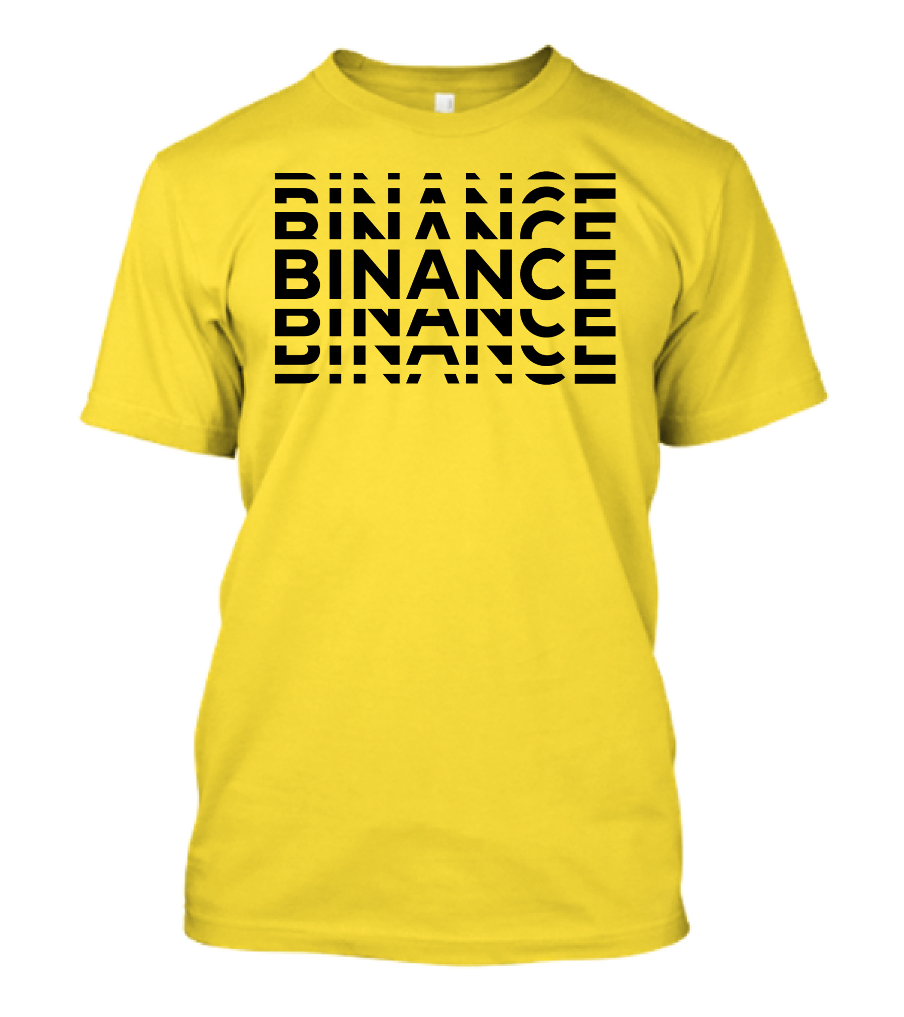 Binance Binance Repeated Bold Text T-Shirt