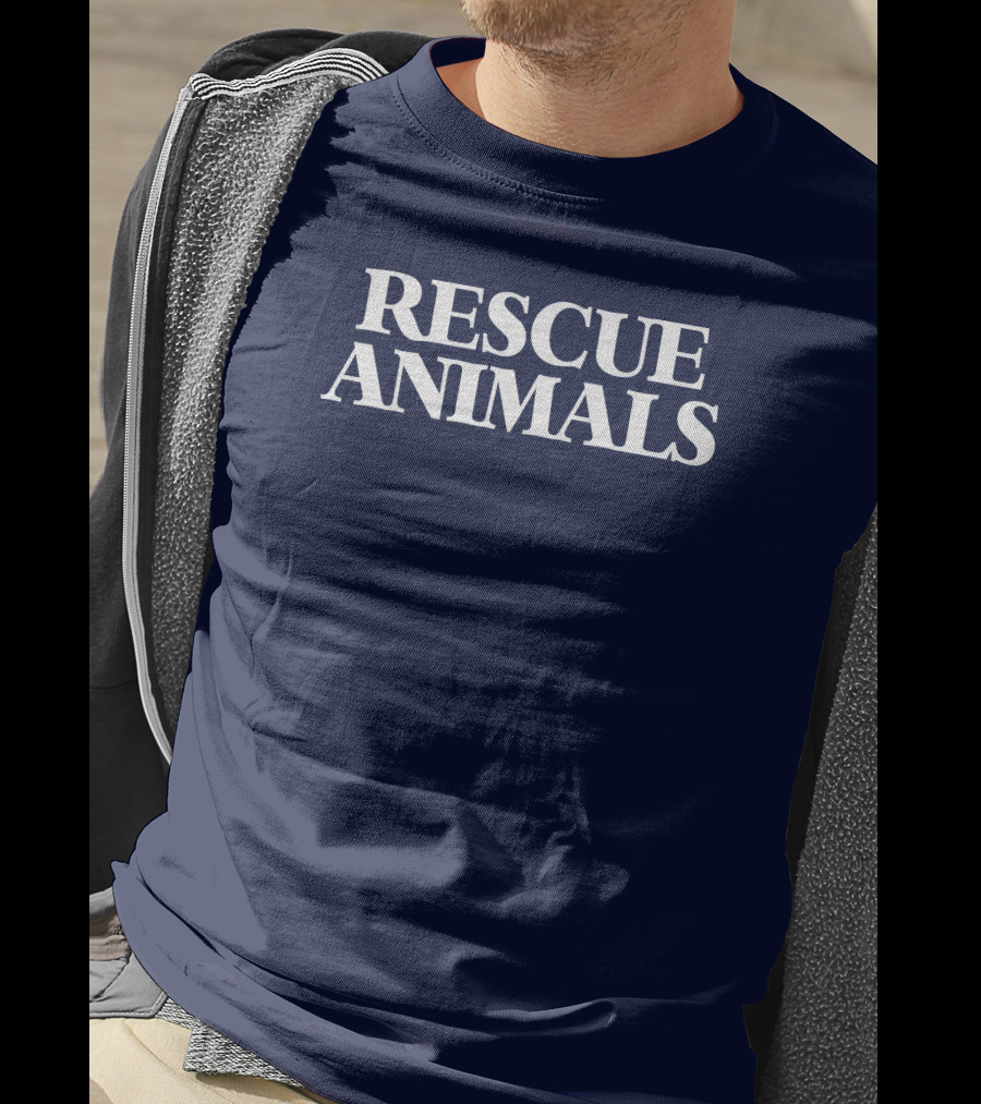 Vintagevegans Rescue Animals T-Shirt