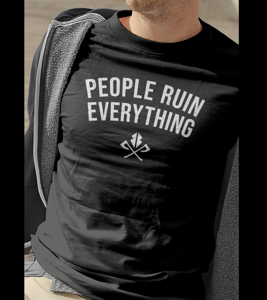 People Ruin Everything Razor Storm T-Shirt