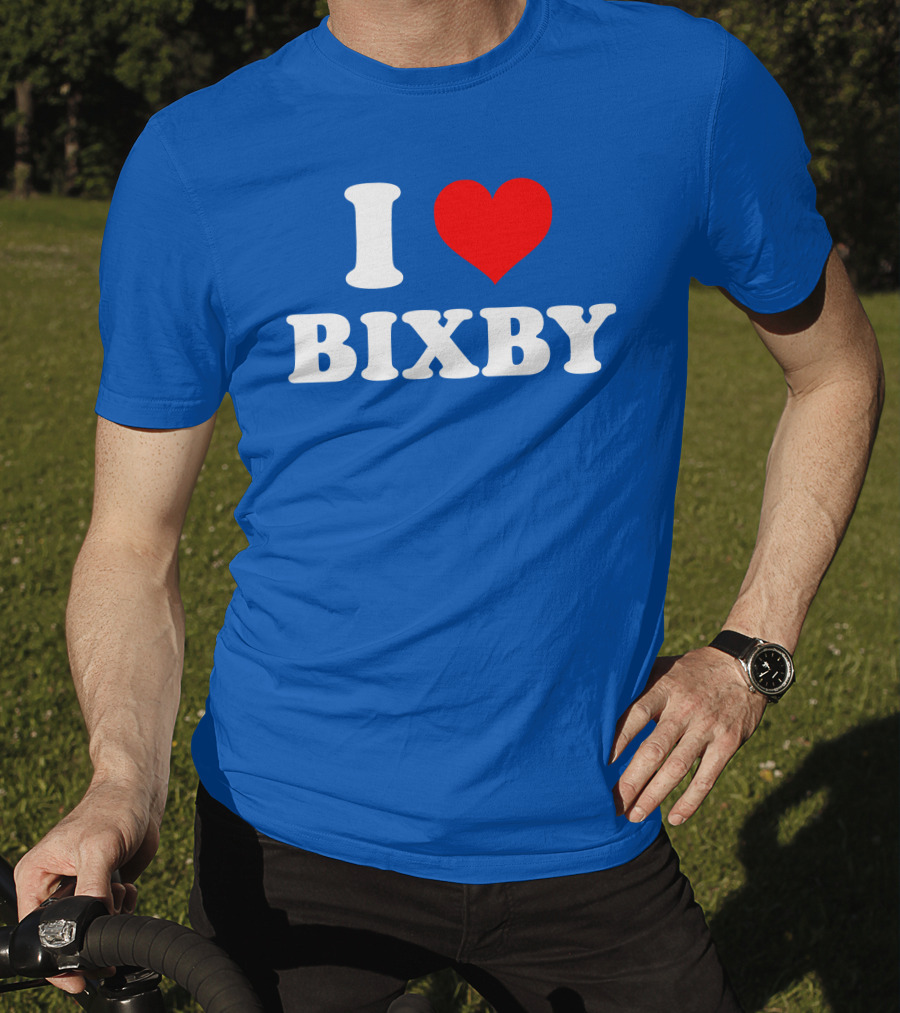 Agent47il I Love Bixby Heart T-Shirt