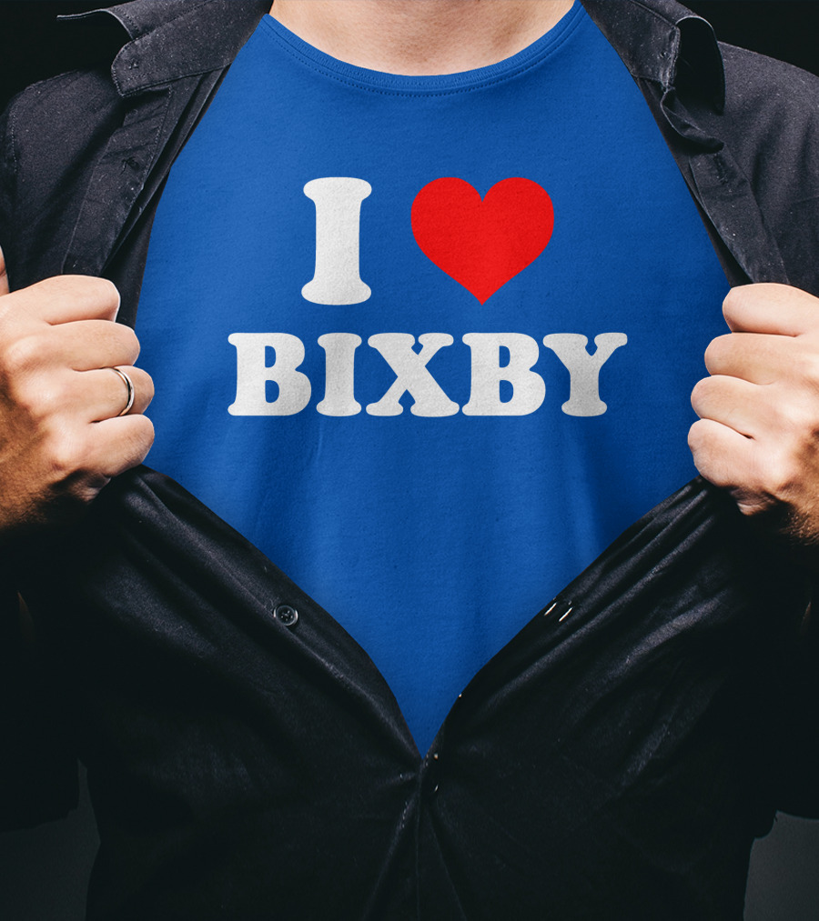 Agent47il I Love Bixby Heart T-Shirt