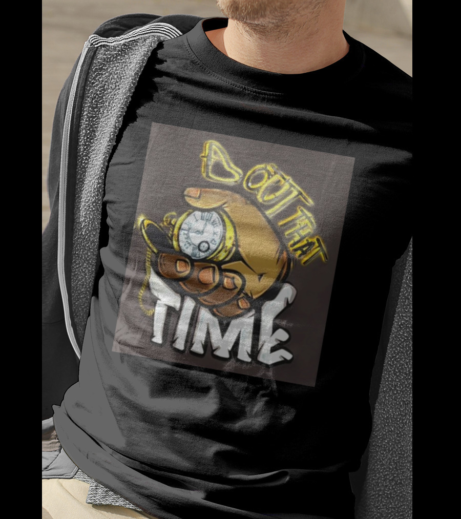 Malik Dunbar Bout That Time Pocket Watch Hand Graffiti T-Shirt