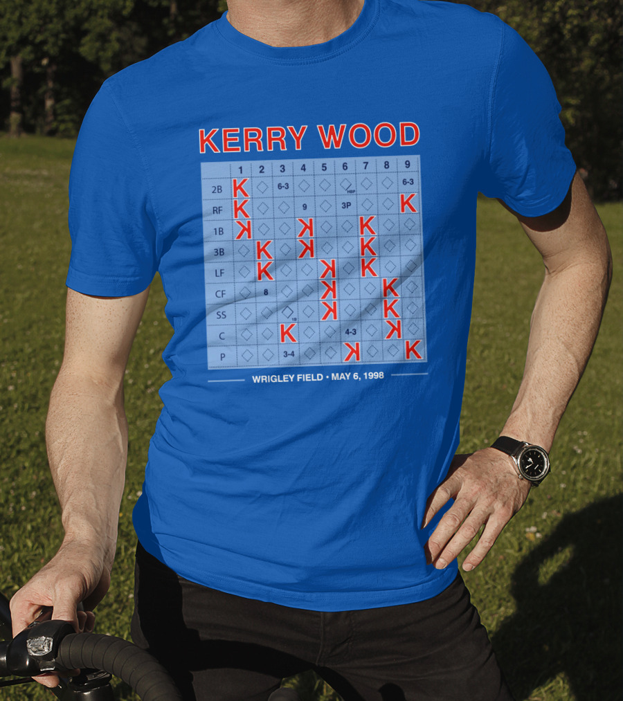 Kerry Wood Wrigley Field 20 Strikeouts May 6 1998 Scorecard T-Shirt