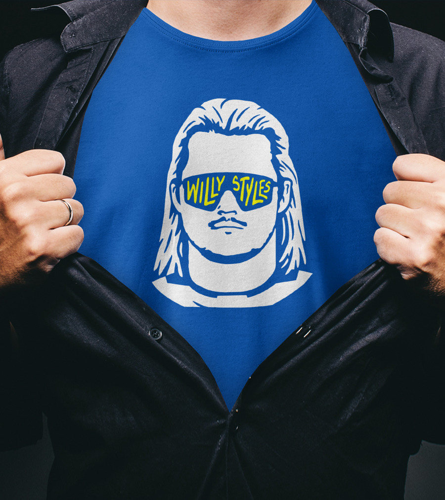 Futuremrsmarner Willy Styles Retro Sunglasses T-Shirt