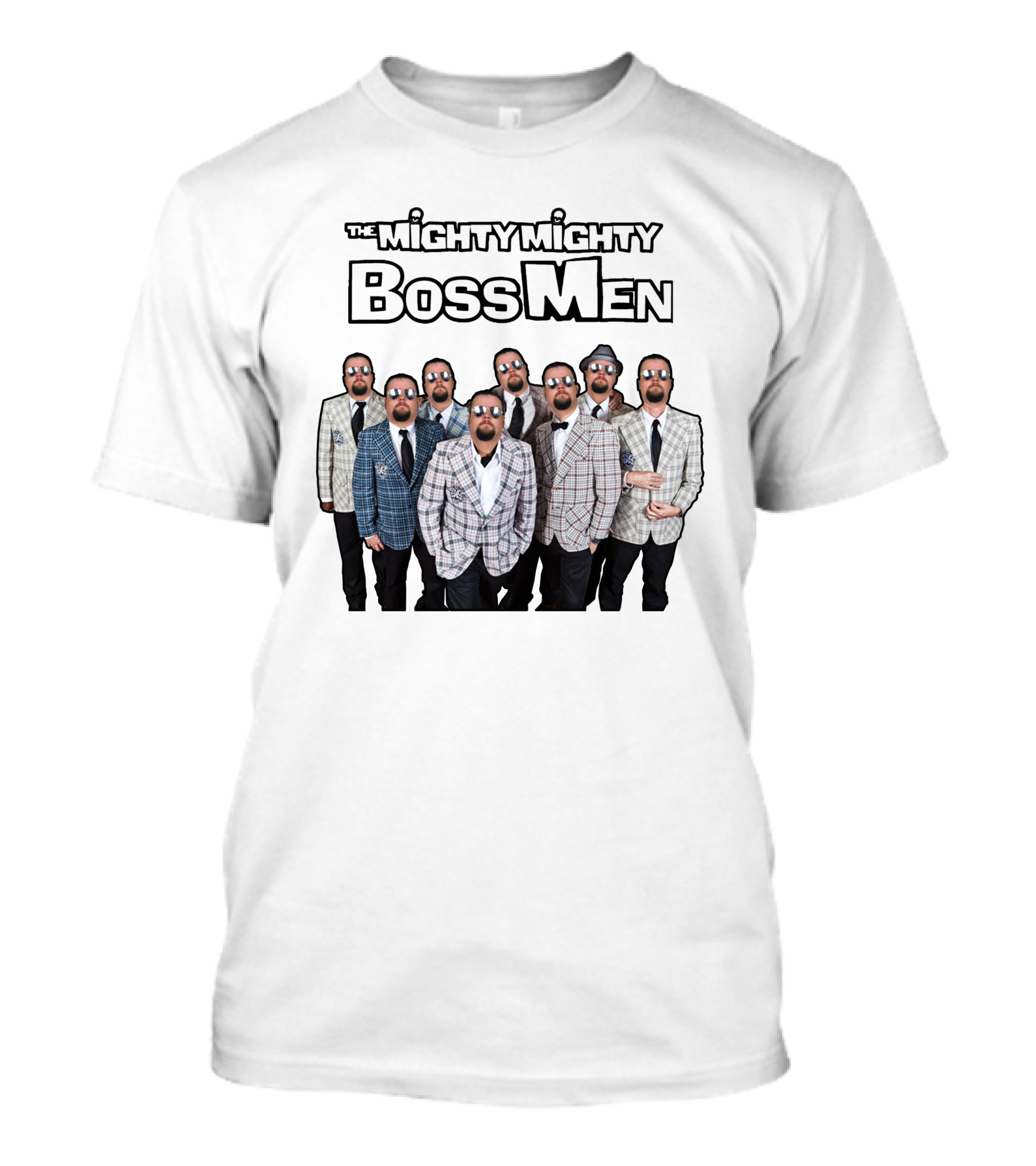 The Mighty Mighty Boss Men JaimsVanDerBeek Band Members In Suits T-Shirt