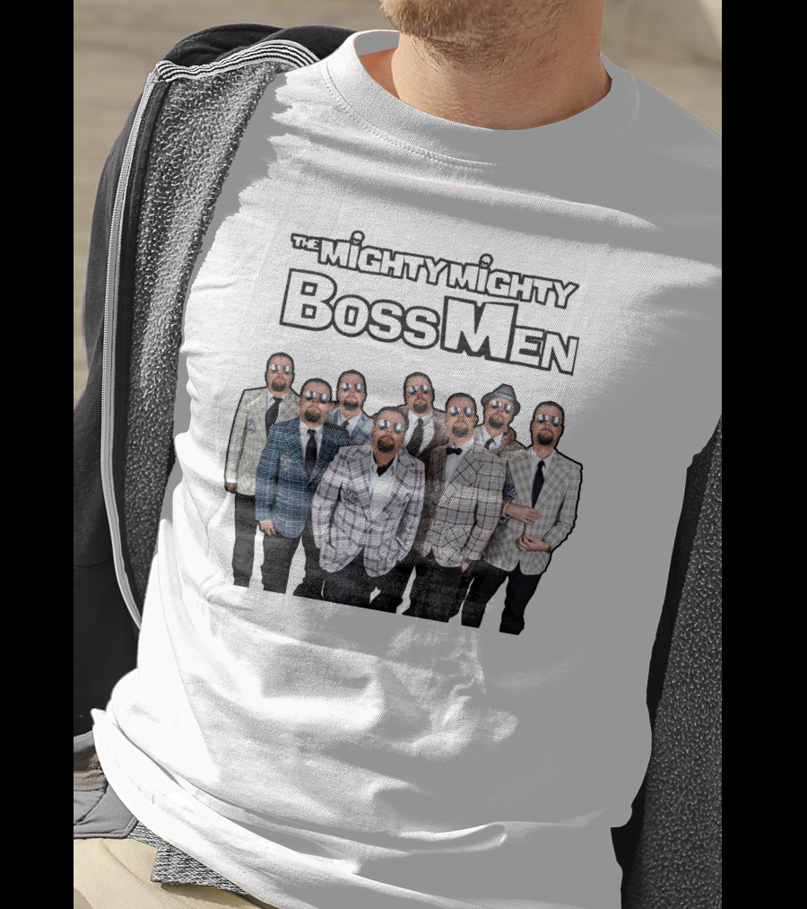 The Mighty Mighty Boss Men JaimsVanDerBeek Band Members In Suits T-Shirt