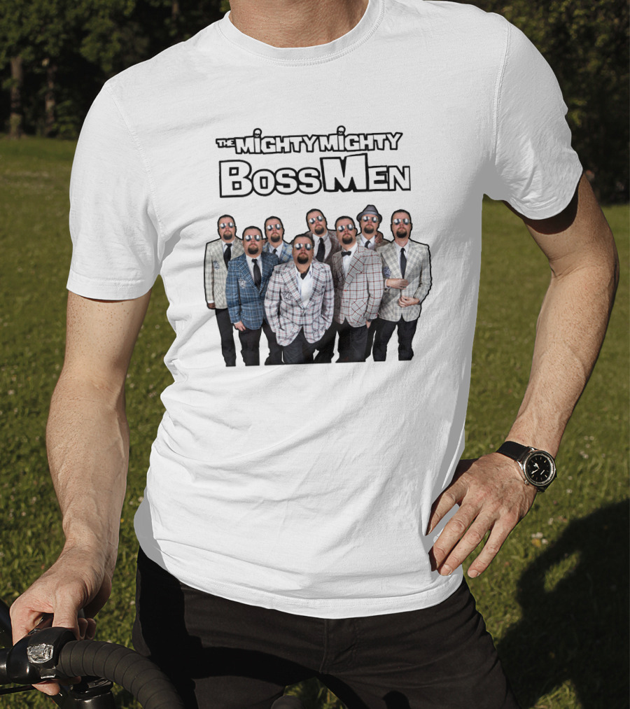 The Mighty Mighty Boss Men JaimsVanDerBeek Band Members In Suits T-Shirt