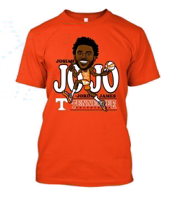 Josiah Jordan James JoJo Tennessee Volunteers Basketball T-Shirt