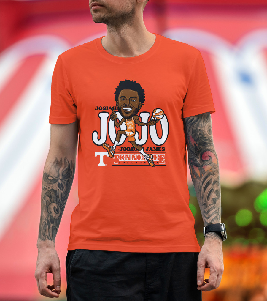 Josiah Jordan James JoJo Tennessee Volunteers Basketball T-Shirt
