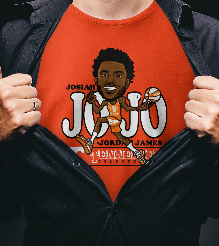 Josiah Jordan James JoJo Tennessee Volunteers Basketball T-Shirt