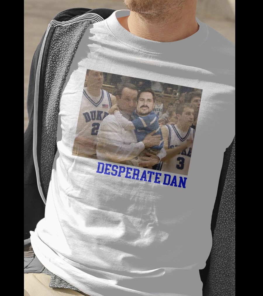 Desperate Dan Duke Basketball Marty Mush T-Shirt