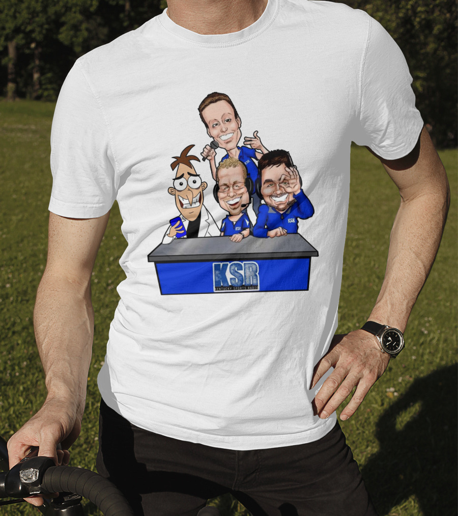 KSR Kentucky Sports Radio BigBlueAndrew New Logo Caricature Group T-Shirt