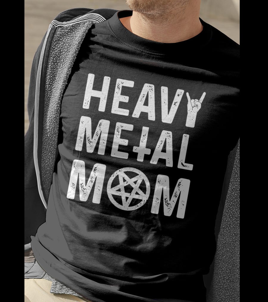 CassThomps13 Heavy Metal Mom Pentagram Hand T-Shirt
