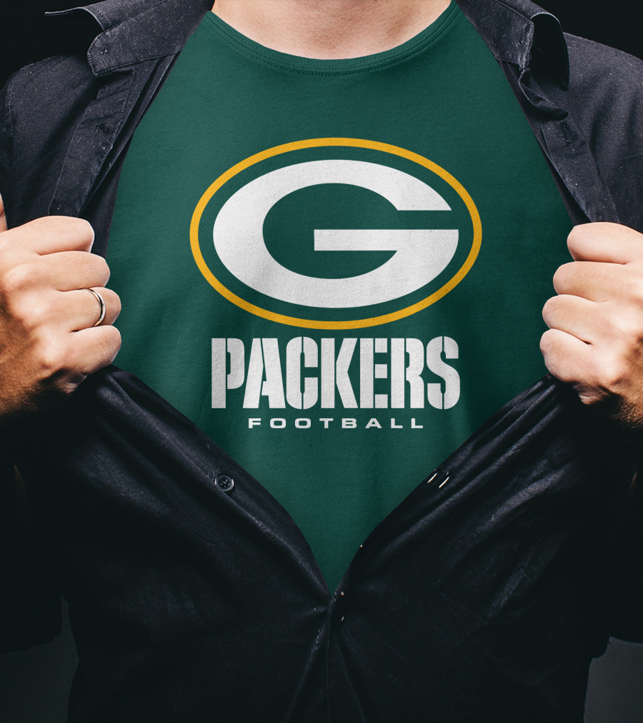 Green Bay Packers Football NFL Logo Packers Football T-Shirt