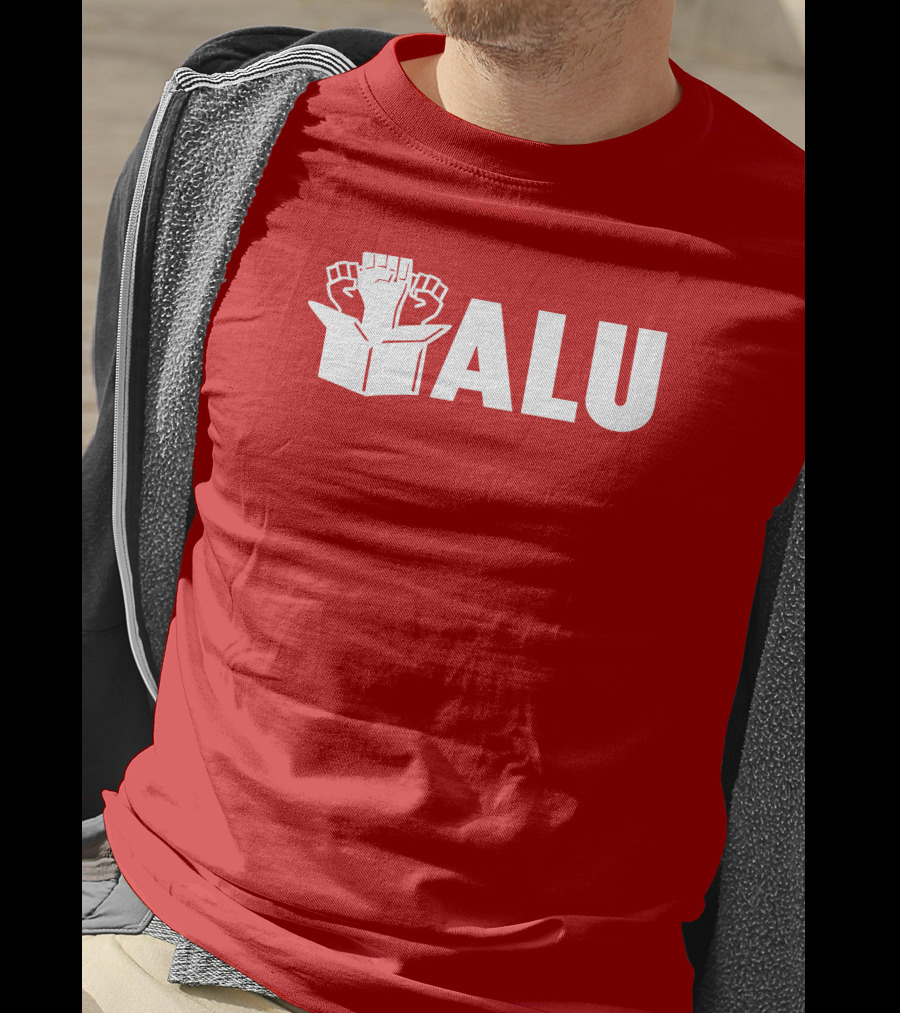 ALU Fist In Box Bold Red T-Shirt