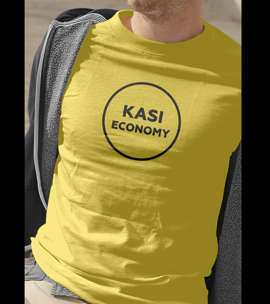 Kasi Economy Bold Circle Yellow T-Shirt