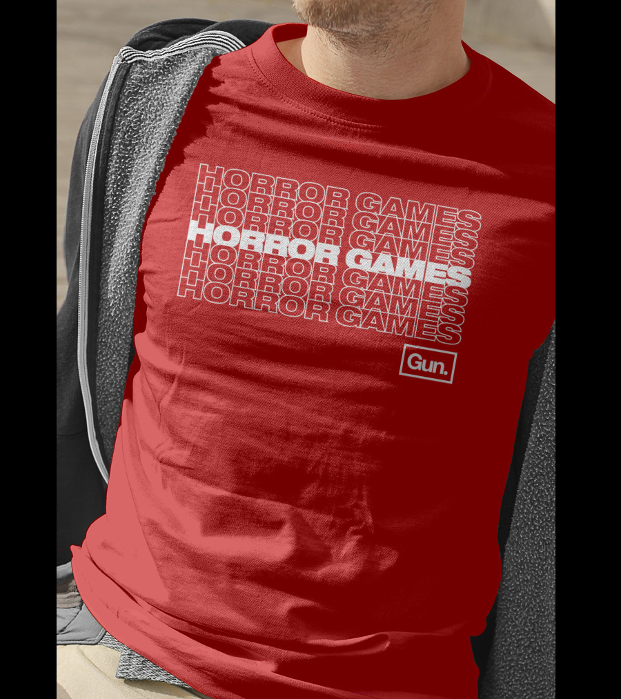 Horror Games Gun Merch T-Shirt