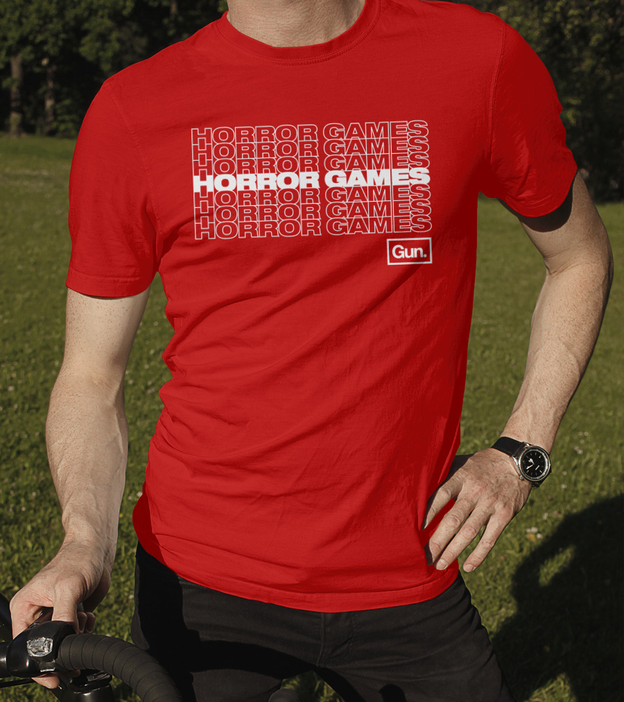 Horror Games Gun Merch T-Shirt