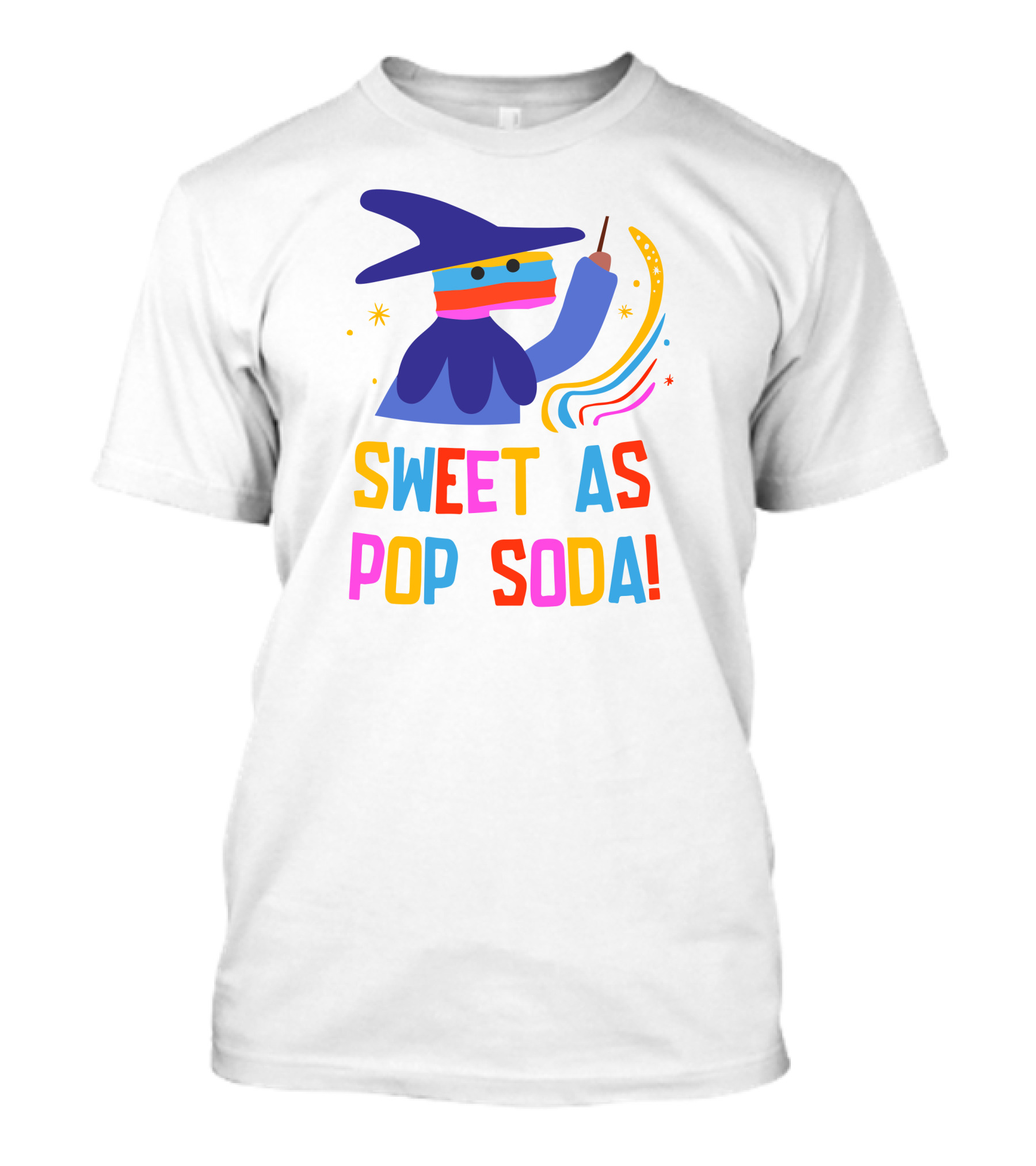 Bonte Avond Store Sweet As Pop Soda Colorful Wizard T-Shirt