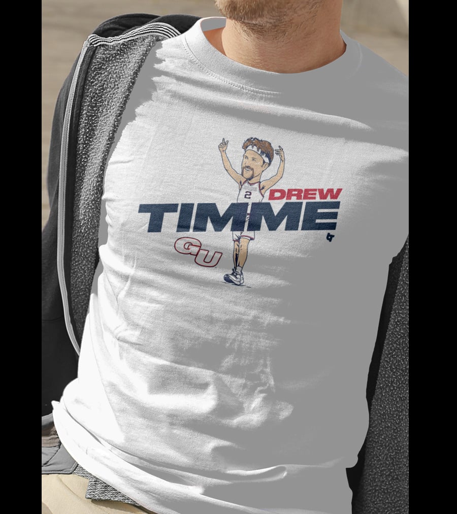 Drew Timme Gonzaga Basketball Caricature GU T-Shirt