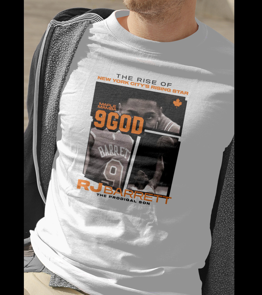 The Rise Of New York City's Rising Star Maple Mamba 9 God RJ Barrett The Prodigal Son T-Shirt