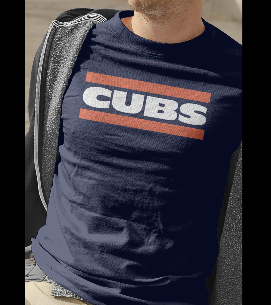 Obvious Cubs Vintage Style Navy Baseball Team Fan Gear T-Shirt
