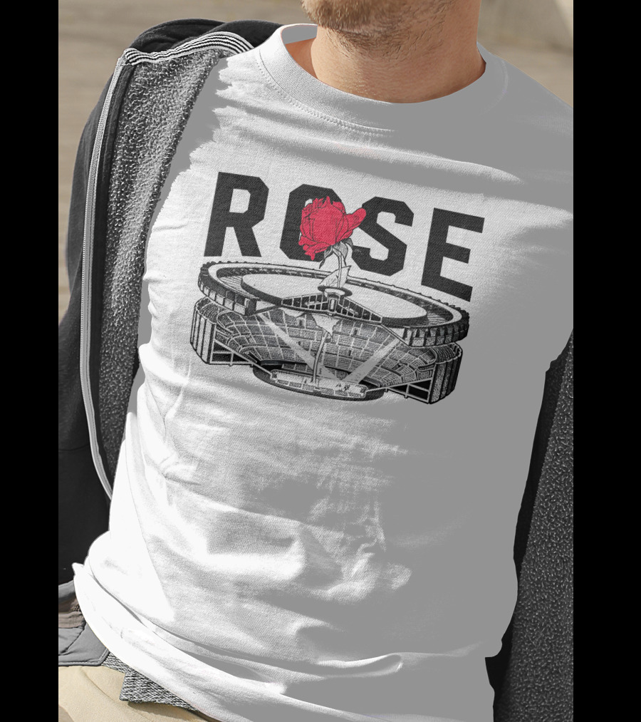 Bigknickenergy Rose Stadium Graphic Garden T-Shirt