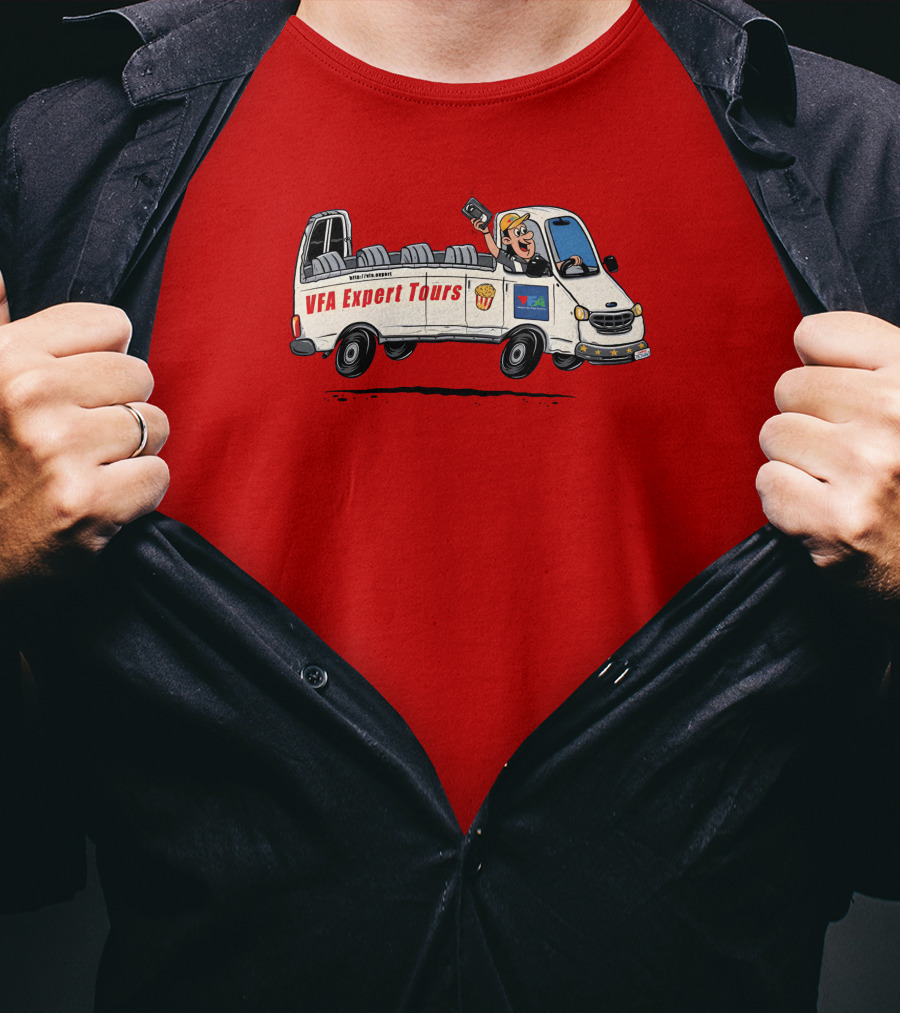 On Cinema VFA Expert Tours Van Adventures T-Shirt