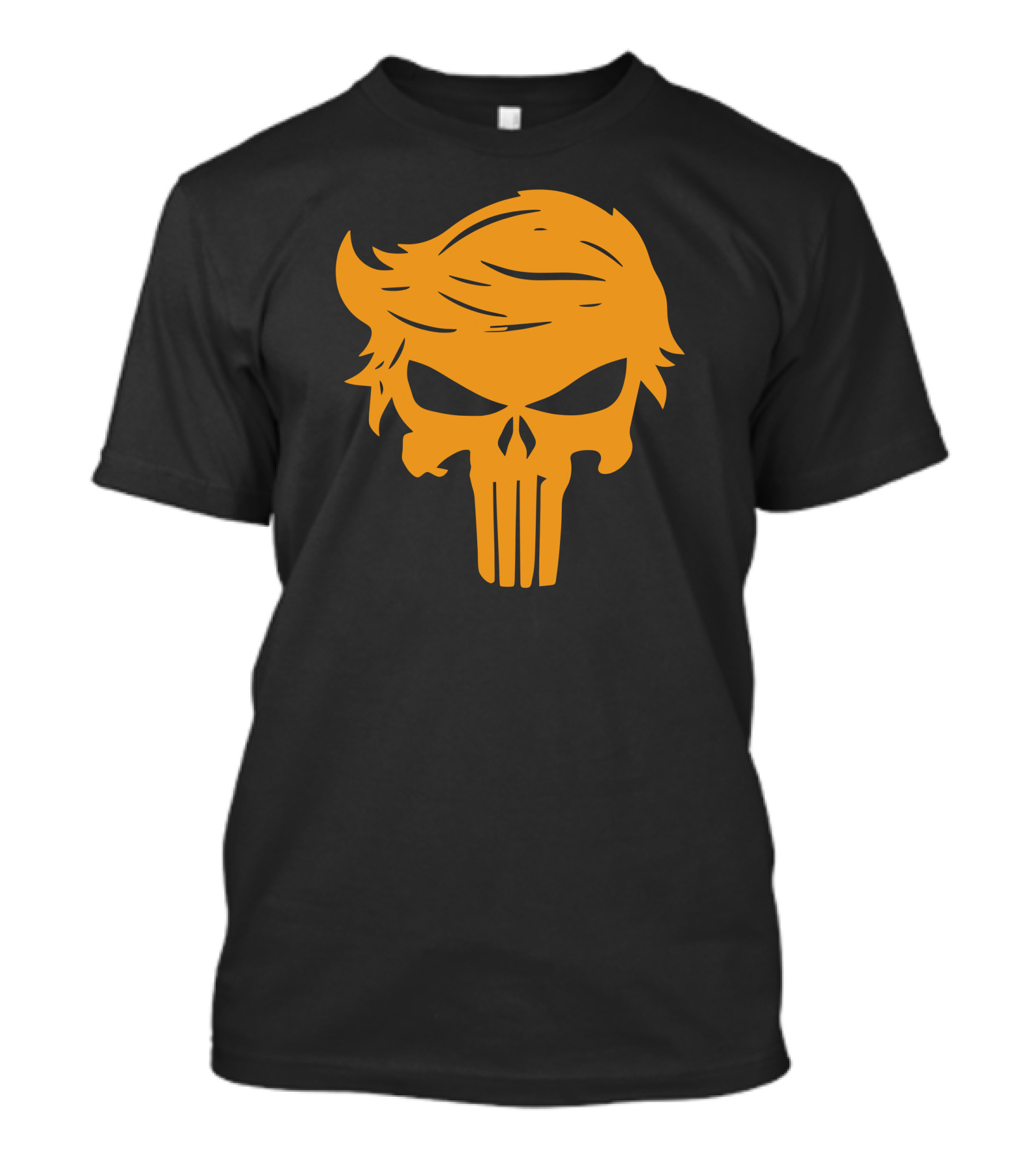 Orange Man Bad Punisher Skull T-Shirt
