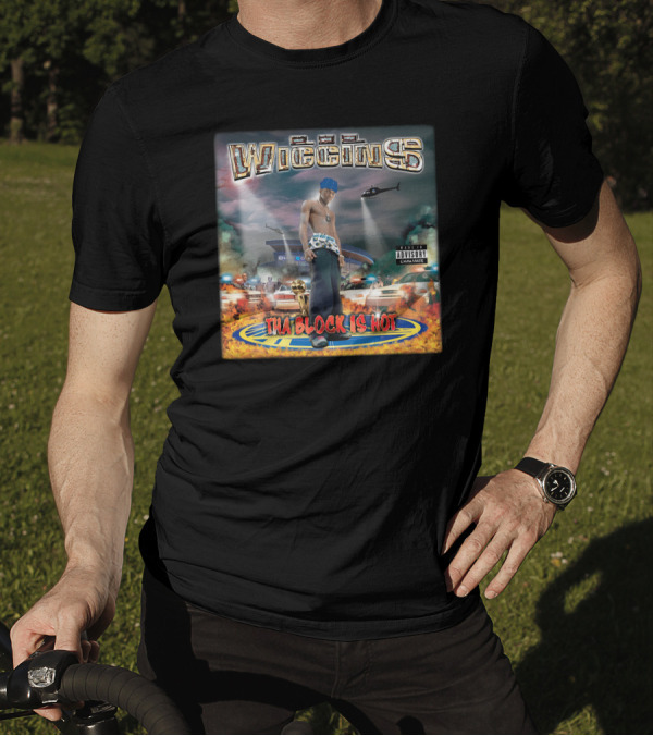 Wiggins Tha Block Is Hot NBA Trophy Helicopter Police Cars Flames T-Shirt