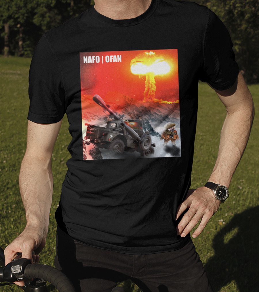 NAFO OFAN Crockett Rocket Explosion Scene T-Shirt