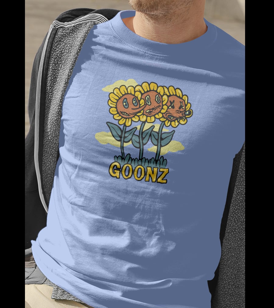 Cryptoon Goonz Flower Goonz Sunflower Faces T-Shirt